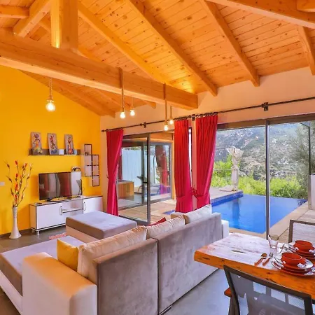 İslamlar 1 Bedroom Secluded With Private Pool Hot Tub * Kalkan