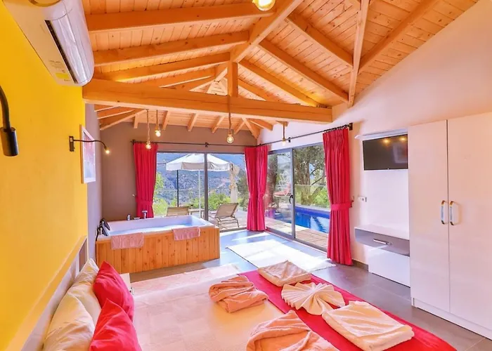 Villa İslamlar 1 Bedroom Secluded With Private Pool Hot Tub *