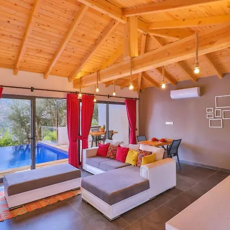 Villa İslamlar 1 Bedroom Secluded With Private Pool Hot Tub Kalkan