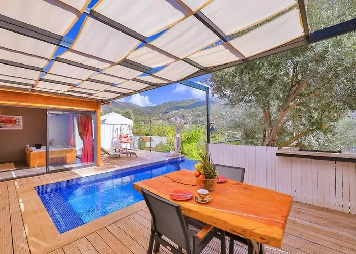 İslamlar 1 Bedroom Secluded With Private Pool Hot Tub Калкан